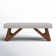 Heleen Polyester Upholstered Bench