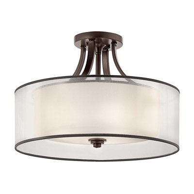 Ausma Glass Semi Flush Mount