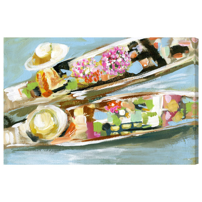 Bangang - peinture sur toile tendue, 10 po x 15 po