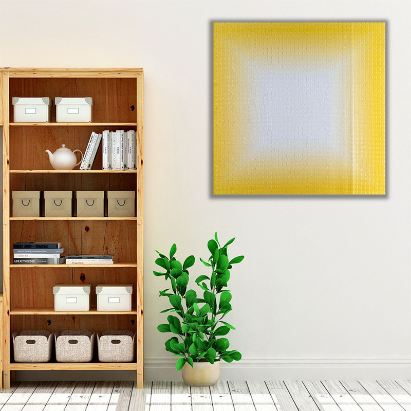 Carrés stimulants IV - reproduction d'art sur toile, H 12 po x l 12 po