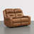 Olathe Genuine Leather Dual Motor Power Reclining Lay Flat Sofa With Power Headrest-56361590