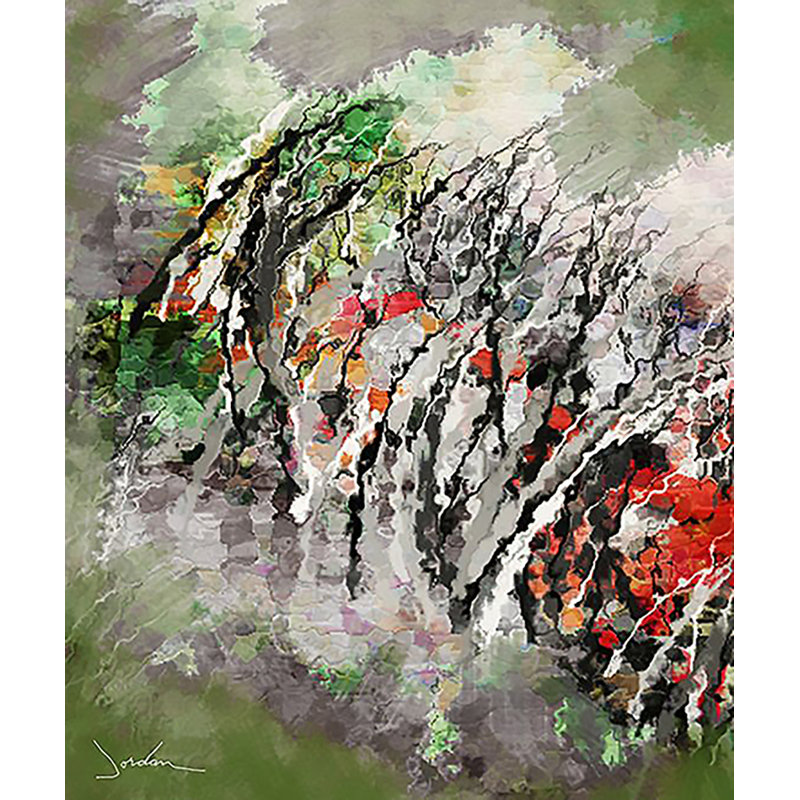 In The Fold Print by Kent Wilcoxson Jordan