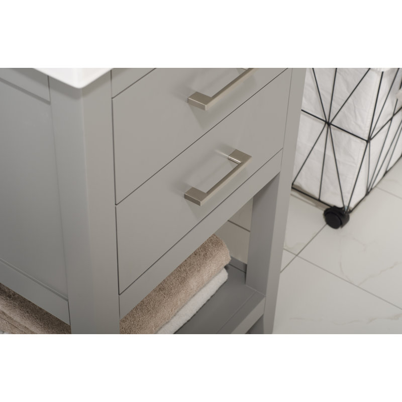 Ensemble de meuble-lavabo simple 20 po Eakins, gris