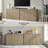 54.7'' W Modern 2-Door And 3-Drawer Fluted Sideboard With Adjustable Shelves-14616922-25929591
