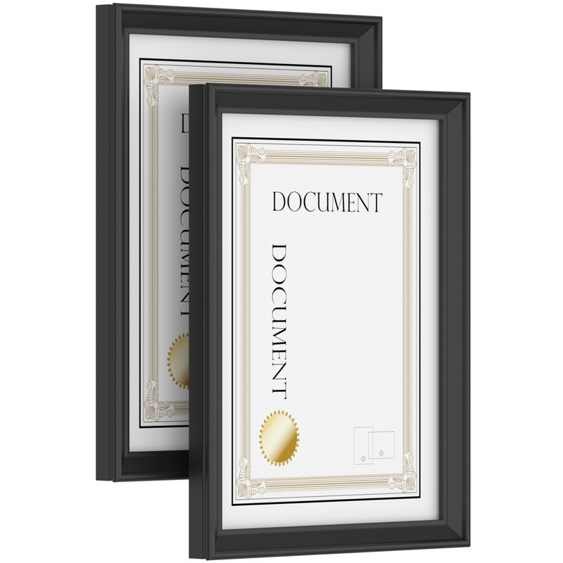 Picture Frame - Set of 2, Black