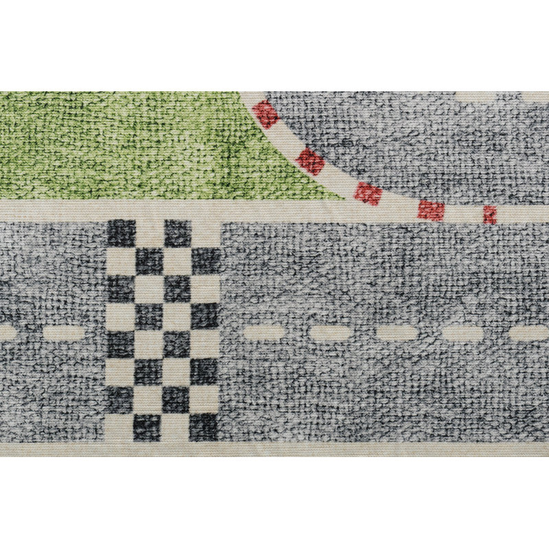 Trym Rectangle Machine Woven Polyester Rug, Rectangle 4' x 6'