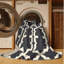 Machine Washable Trellis Gray Area Rug-1996043708
