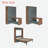 Murphy Bed With Foldable Desk-586883409