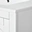Meuble-lavabo de salle de bain avec lavabo en céramique, 3 tiroirs-110535114
