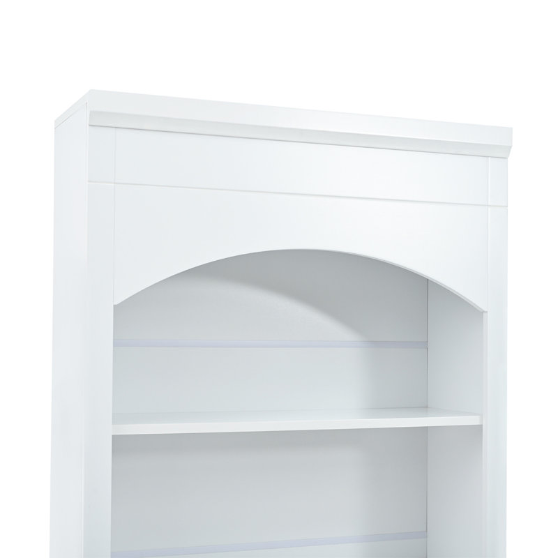 TOPMAX Modern 83.7Inch High Kitchen Pantry , White/Gold