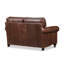 Causeuse en cuir véritable Harrison-73336703