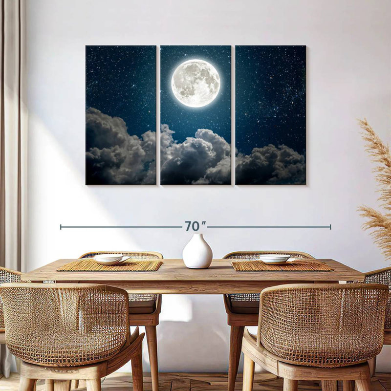 Oberle Beautiful Moon, 36" H x 57" W
