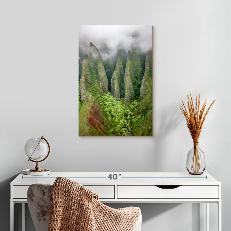 Alvord Na Pali Kauai Rainforest, 24" H x 16" W