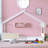 Twin Metal Canopy Bed Storage House Bed-955100069