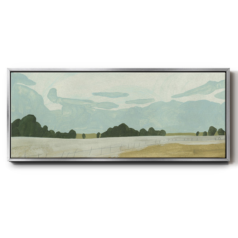 Farmland Study II- Framed Canvas