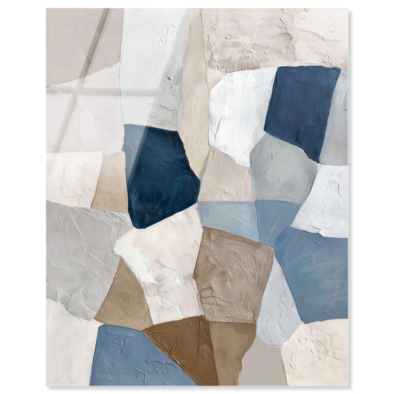 Composition of Solids III, reproduction d'art acrylique sur toile par Art Remedy, prête à être suspendue, 30 x 36
