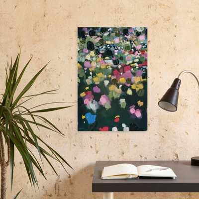 Secret Garden I Abstract Flower Art