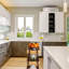 Eginhard Solid Wood Kitchen Cart