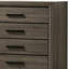 Quillan gris 4 tiroirs 35 po Large commode