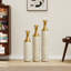 Ensemble de 3 vases de plancher en métal de style moderne 