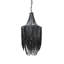 Small Leather Fringe Chandelier w/ Crown-96124021