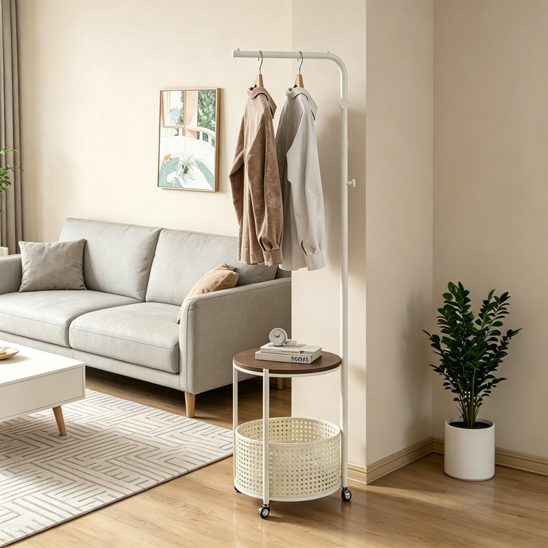 Organisateur d'arbre de couloir moderne, Off-White