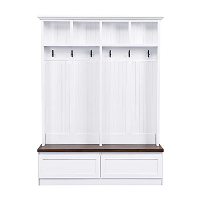 Hall Tree Wide With Bench And Storage