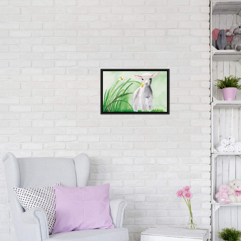 «Baby Spring Animals IV» par Alicia Ludwig - reproduction d'art, Pas de tapis, H 18 po x l 26 po x P 1,5 po