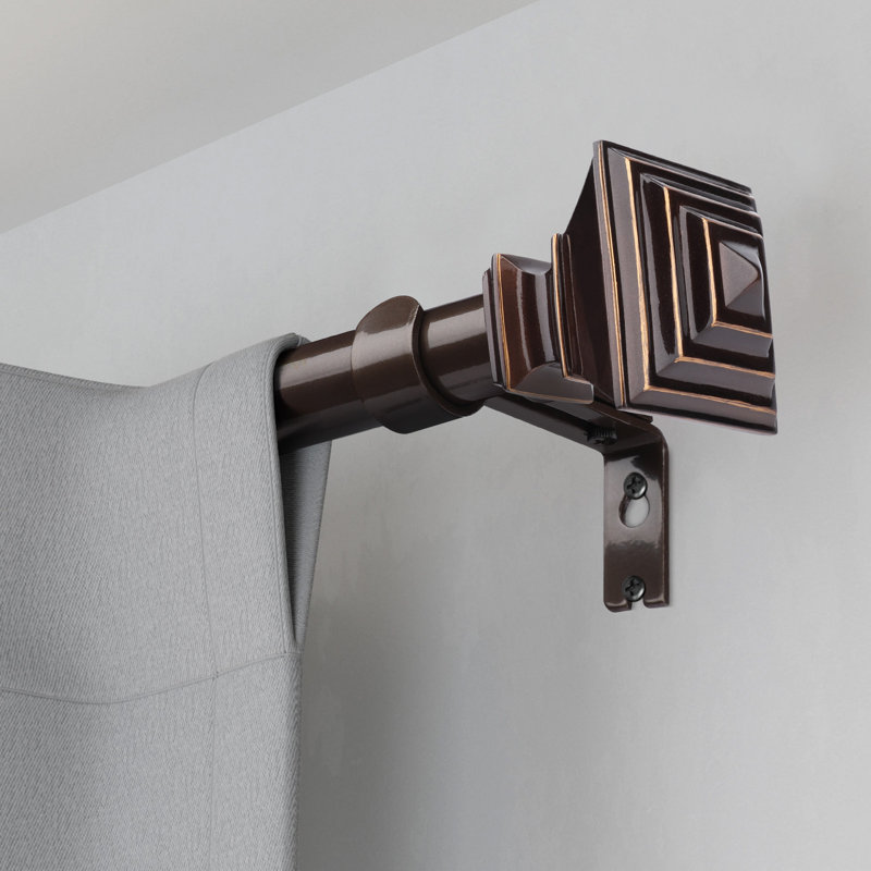 Carol-Anne bronze réglable 72 po à 144 po 1 po, 72" - 144"