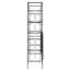 Red Barrel Studio® Garden Arch With Gate Black 42.5"X17.7"X92.5" Steel