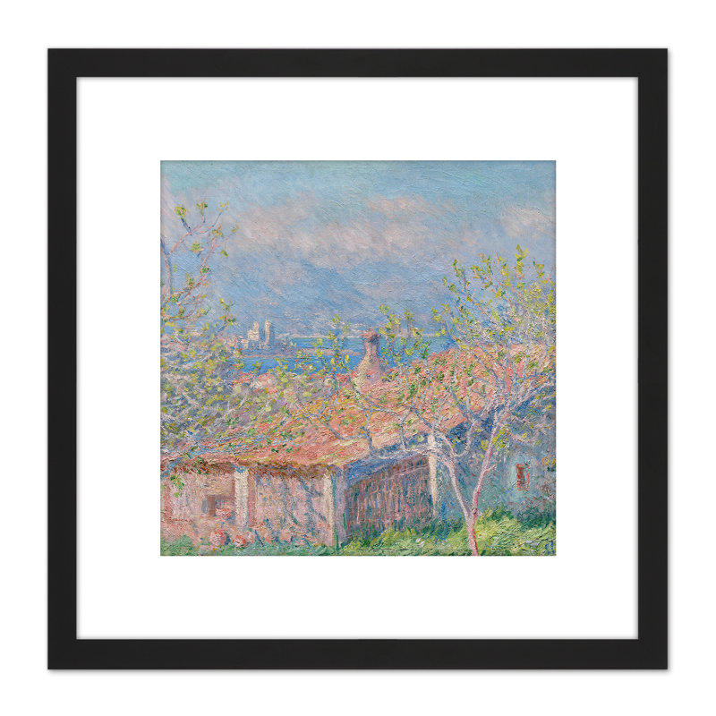 Monet Gardeners House at Antibes by Claude Monet - 1 Piece Single Picture Frame Painting