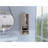 Medicine Cabinet Hazelton, Open And Interior Shelves, Light Gray Finish-1279226583