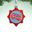 3'' Handmade Wood Holiday Shaped Ornament