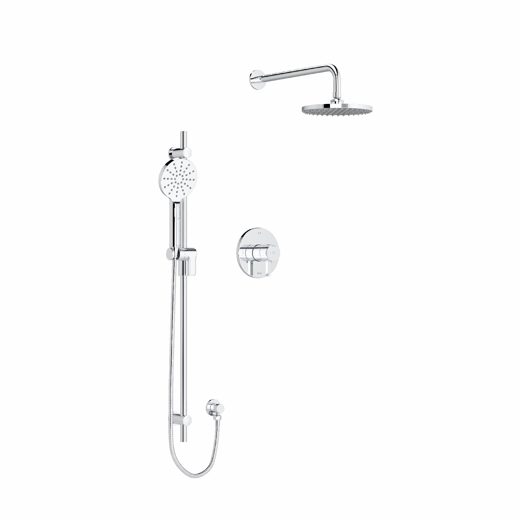 Signature Hardware Swivel Water Supply Elbow and Bracket for Hand Shower