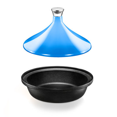 NutriChef 2.75 Quarts Non-Stick Ceramic Stock Pot