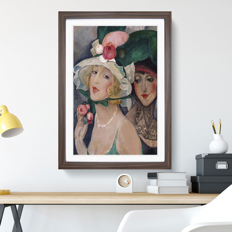 Dress Down Friday by Gerda Wegener - Picture Frame Painting, 48cm H x 36cm W x 2cm D, Walnut Framed