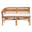 Banc en osier Charlles