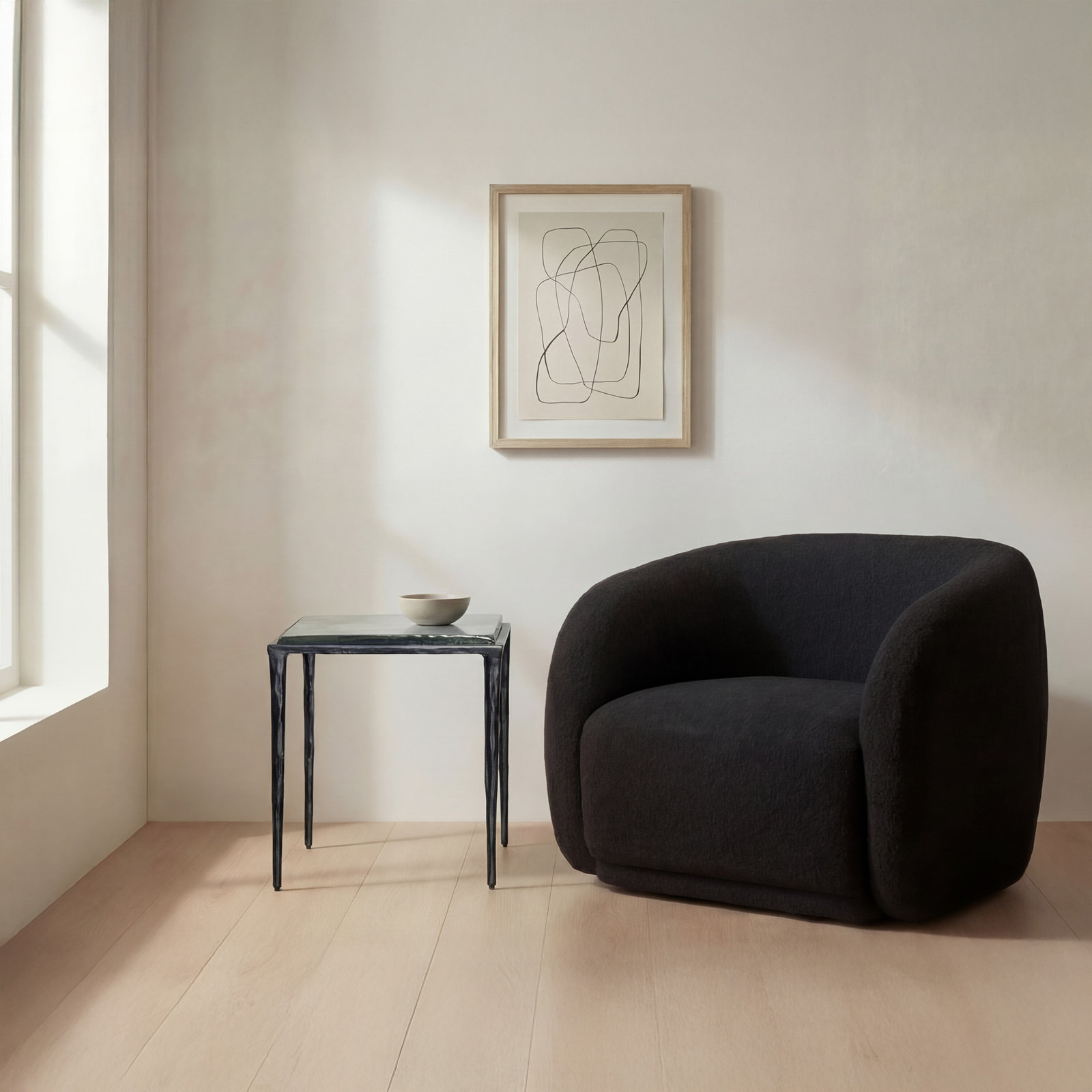 Webber Mari Side Table Clear