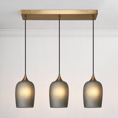 Luminaire suspendu 3 lumières Amedeo