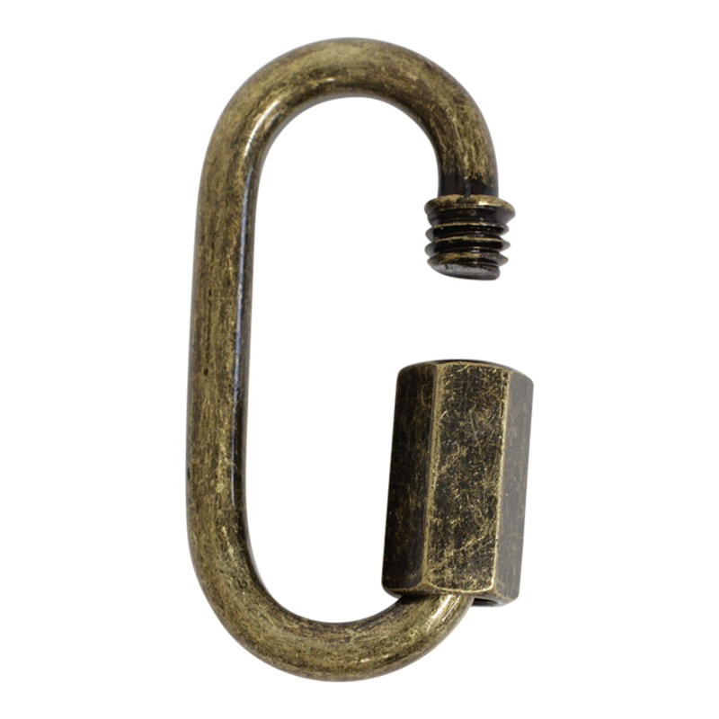 Verrouillage à vis fileté (2 pièces), Bronze, H 1,57 po x l 0,79 po x P 0,16 po