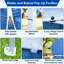20 Ft. W x 10 Ft. D Steel Pop-Up Canopy-112899427