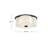 Delaney 2-Light Flush Mount Ceiling Light with Linen Shade-83713691