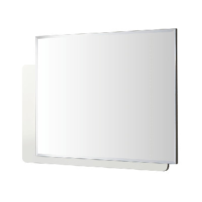 Miroir de commode blanc Springville Casa Bianca | Miroir de chambre moderne ultrabrillant