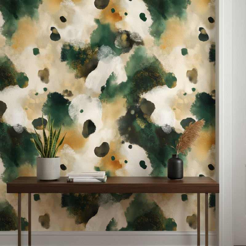 Abstract Wallpaper Organic Wall Mural