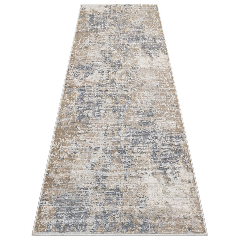 Compas Abstract Area Rug, Runner 80 x 240cm