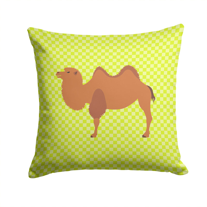 Coussin décoratif d’extérieur à contrôle mixte, Vert, 14 po x 14 po