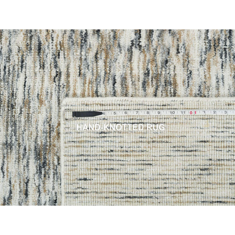 Saharsh One-of-a-Kind 6' Square Area Rug Gray