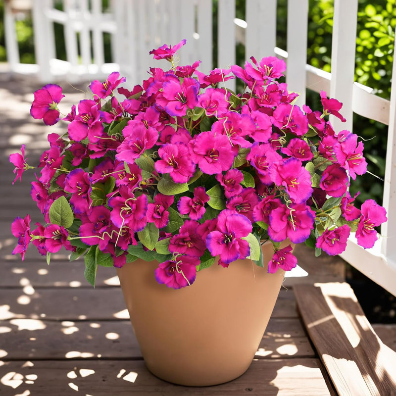 8 Bundles Artificial Hibiscus Flowers