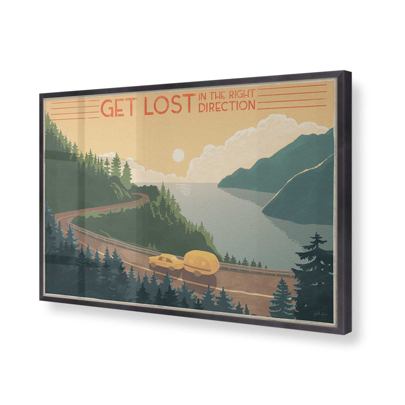 «Chasser les couchers de soleil», Cadre en zinc patiné, H 13,25 po x l 13,25 po