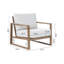  Chaise longue Hamarto en aluminium avec coussins en oléfine